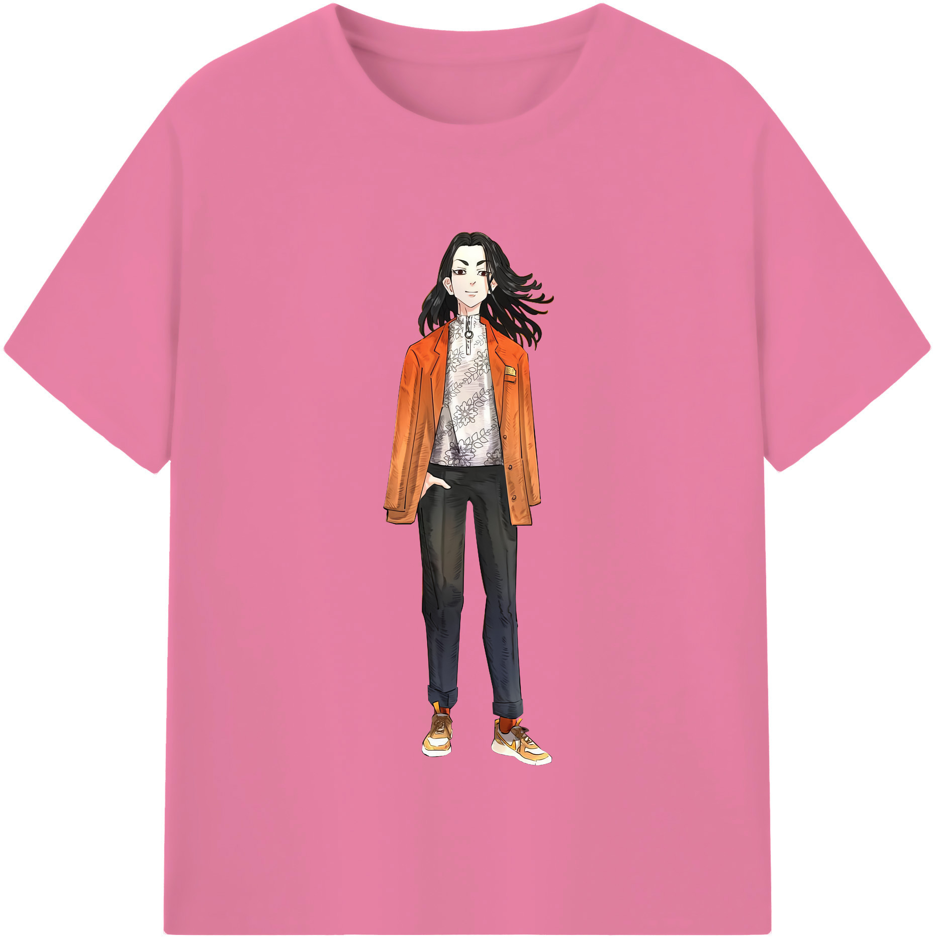 （画像用） 東京リベンジャーズ Tokyo Revengers 綿100％半袖Tシャツ（フロントプリント）